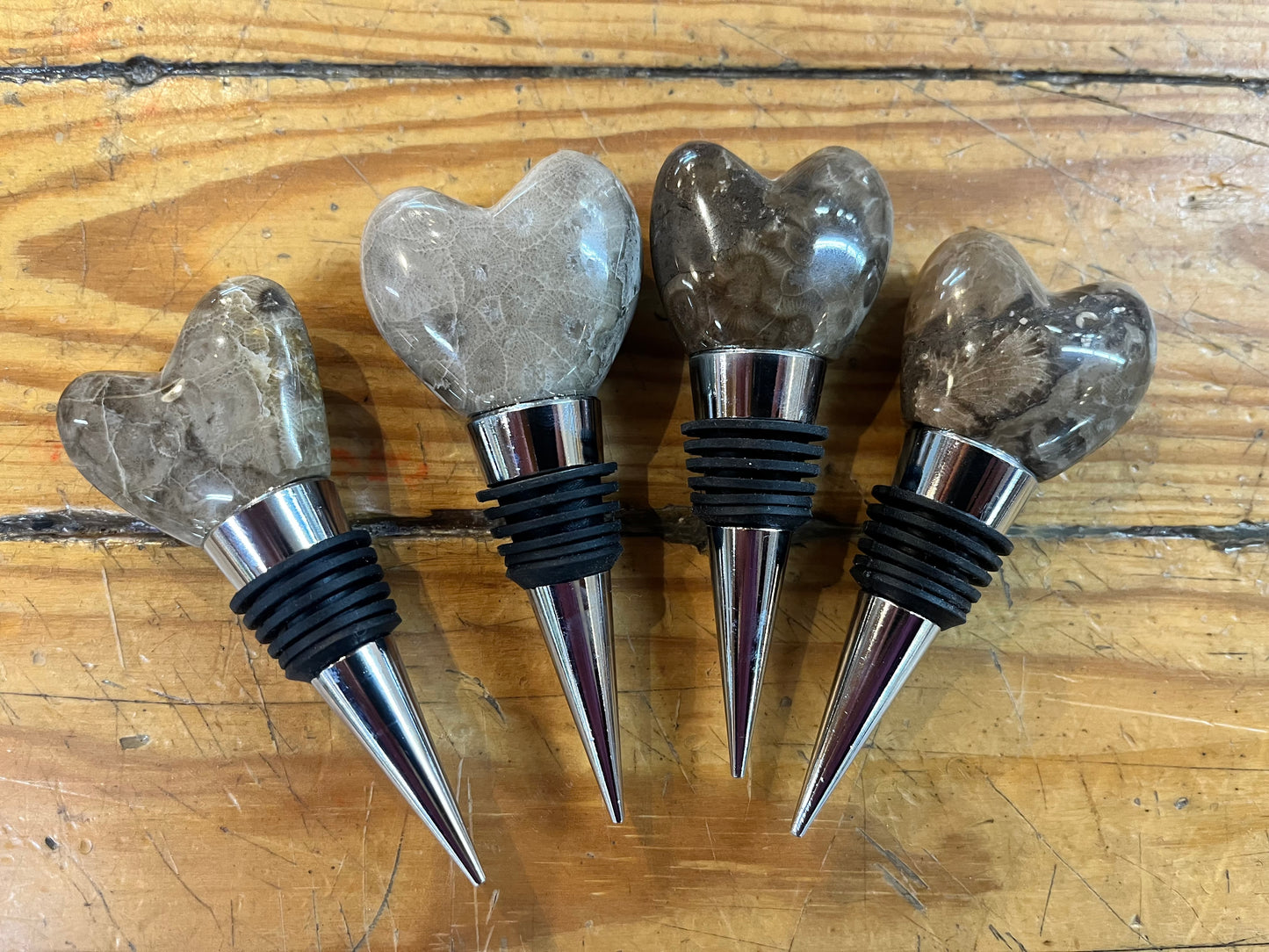 Petoskey Stone Wine Stopper