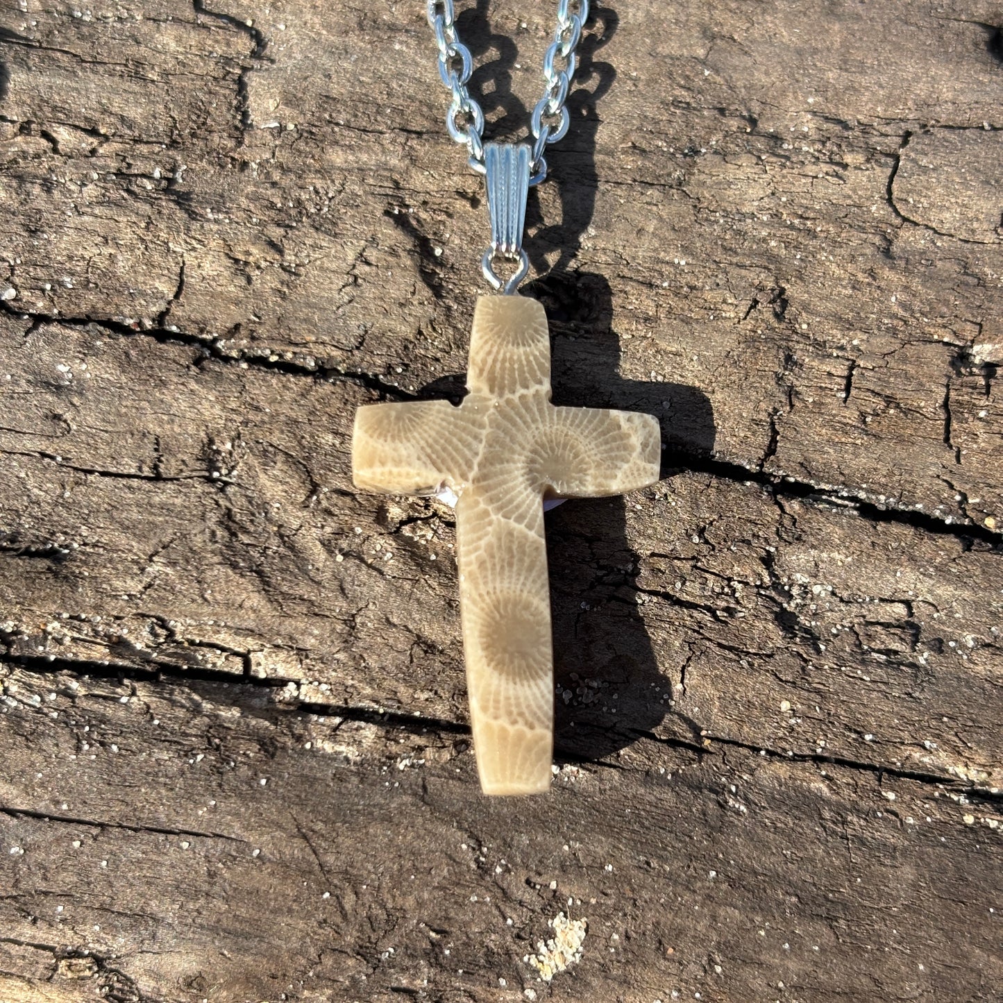 Petoskey Stone Necklaces with Chain