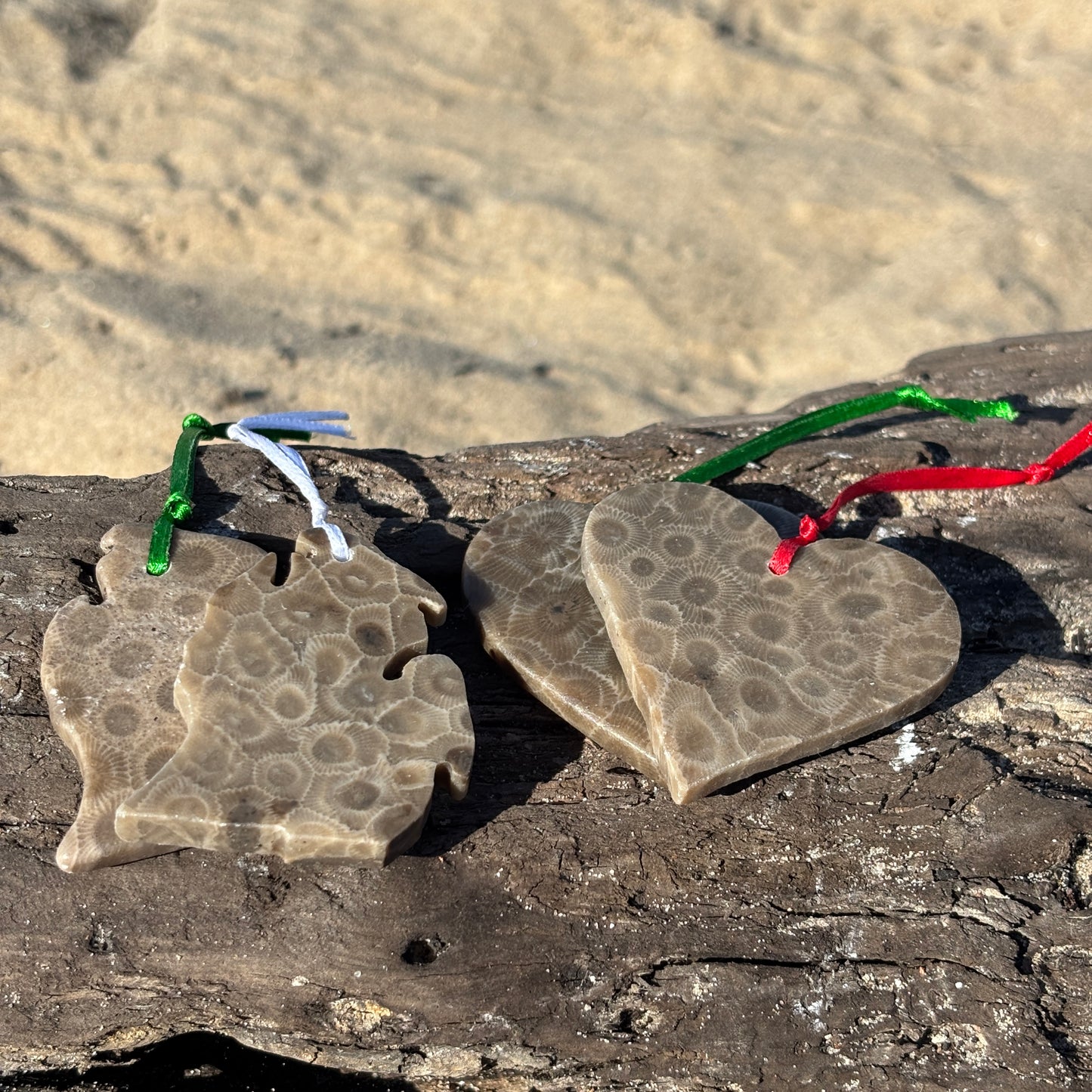 Petoskey Stone Ornaments