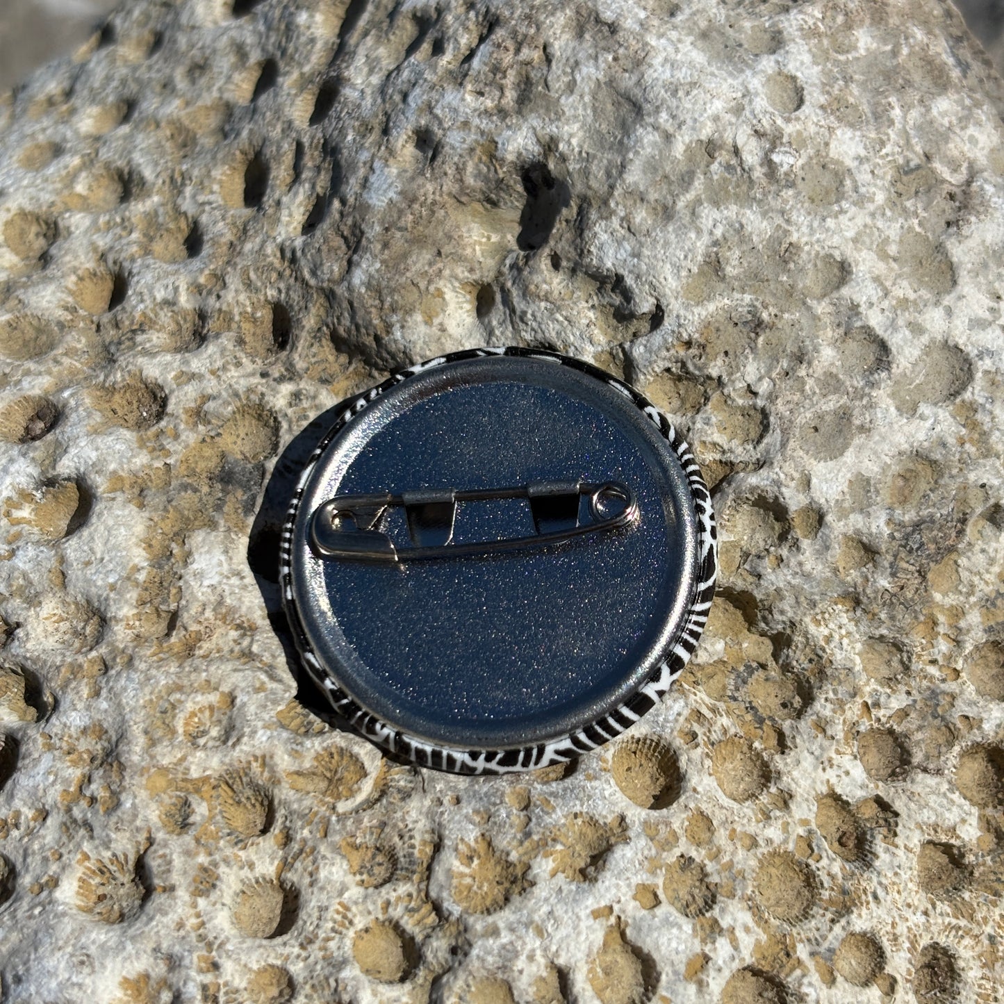 Petoskey Stone Pattern Pin