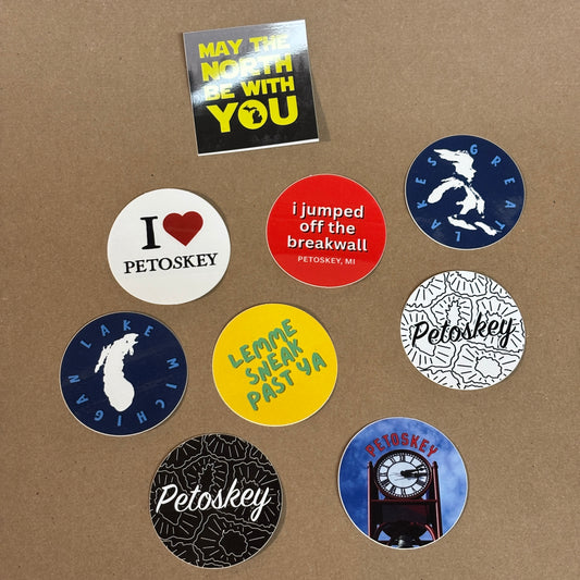 Petoskey 2 Inch Sticker Pack