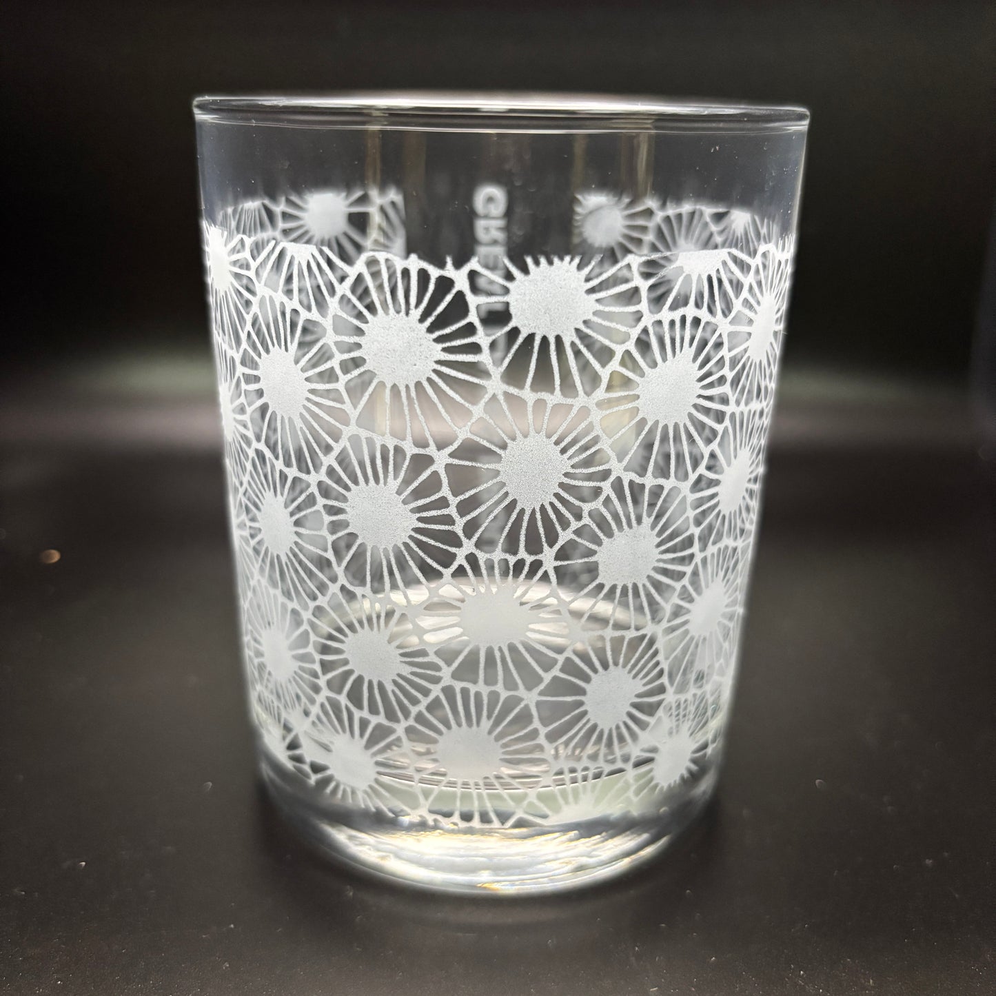 Petoskey Stone Pattern "Great Lakes Proud" Rocks Glass