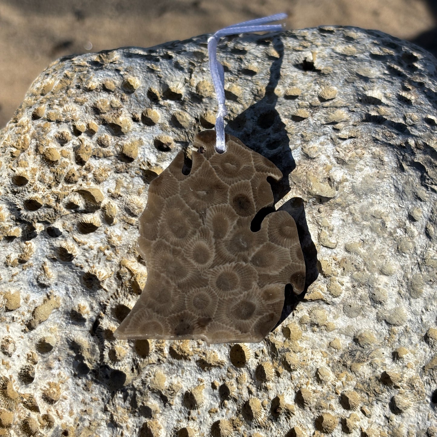 Petoskey Stone Ornaments