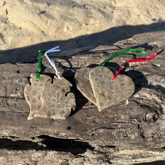 Petoskey Stone Ornaments