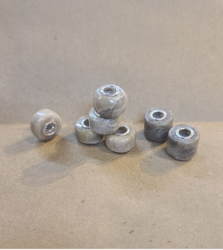 Petoskey Stone Bracelet Bead